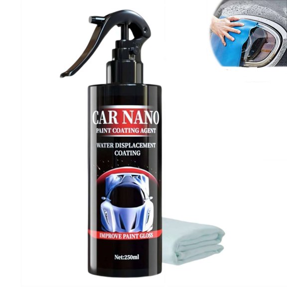 250ml Car Polish,2026 Upgrade Auto Body Micron Polish Removes for Light Scratches & Scratch,Nano Car Scratch Removal Spray,Protection & RemoverPolish Spray for Auto Detailing Glasscoat