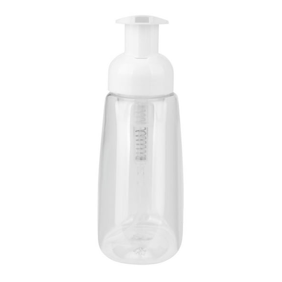 250ml Clear Foaming Soap Dispenser Pump Bottle - PET Plastic Foam Lotion Container for Shampoo, Liquid Soap & Cleansers - 7.8x5.4x15.8cm