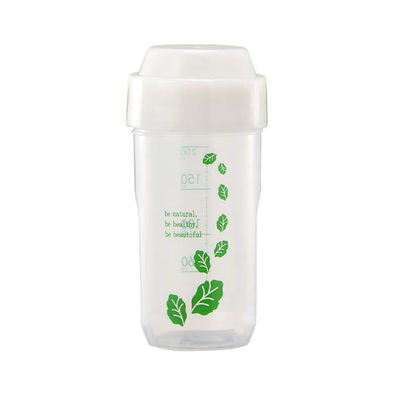 250ml Fitness Shaker Cup, Protein Powder Shake Cup, Large Diameter Straight Plastic Graduated Cup for Sports and Daily Use