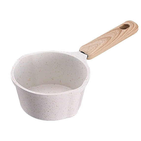 250ml Heavy Duty Nonstick Butter Warmer Pan - Aluminum Alloy, with Handle, for Sauces Oils, Indoor Outdoor Cooking