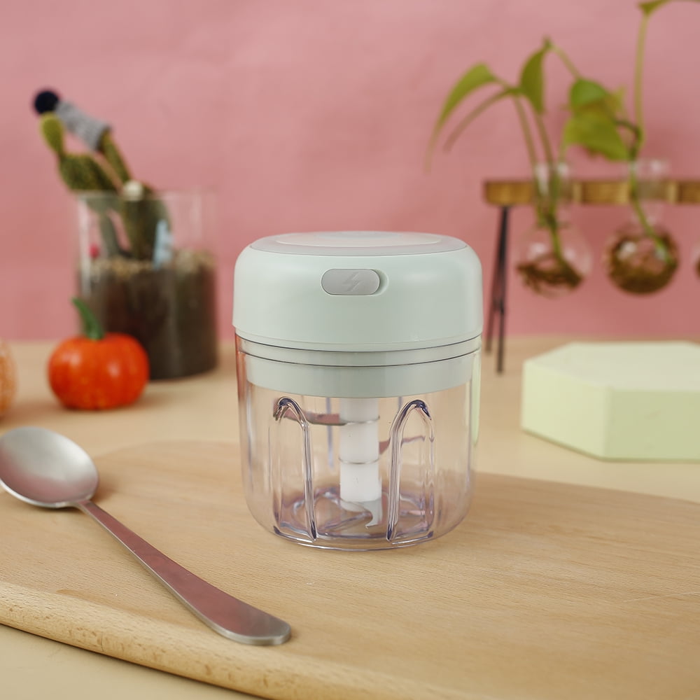 250ml Mini Garlic Press Mincer Masher USB Rechargeable Electric