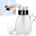 thumbnail image 1 of 250ml Push Down Empty Pump Dispenser Bottle - Refillable Plastic Bottle for Nail Polish, Makeup Remover, Liquid Storage, Leak-Proof, Premium Spring, Travel Friendly, Home Use, 8.8 Makeup Organizers, 1 of 7