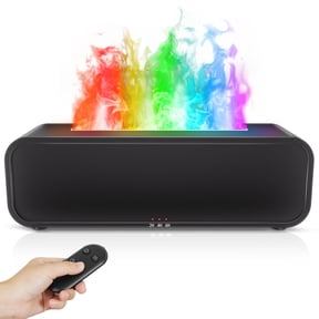 250ml Rainbow Flame Black Oil Diffuser for Bedroom Home Office