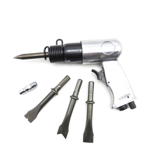 250mm 10" Industrial Air Hammer Pneumatic Tools Pistol Grip Flux Chipper Brake pad Scraper Scaling Hammer Flat Chisel Heavy Duty