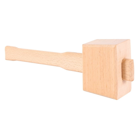 250mm Beech Solid Carpenter Wood Wooden Mallet Hammer Handle Woodworking Tool