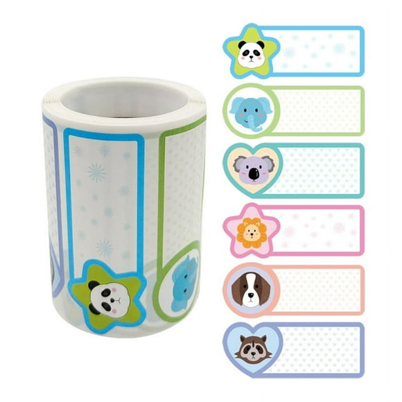 250pcs Baby Bottle Sticker Label for Daycare School Waterproof Write-On Name Tag