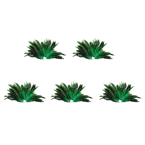 . 250pcs Dyed Decoration Rooster Green