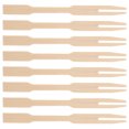 250pcs Fruit Forks Appetizer Forks Bamboo Dessert Forks Mini Forks