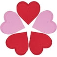 250pcs Heart Shape Paper Valentine Heart Confetti Blank Paper Tags Red