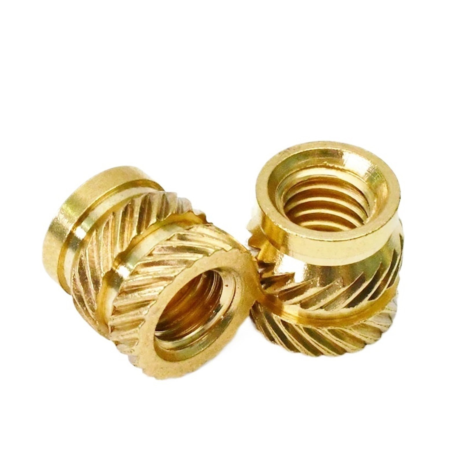 250pcs M3 Insert Brass Nut Hot Melt Knurled Thread Heat Embedment 250pcs M3 Insert Brass Nut Hot Melt Knurled Thread Heat Embedment