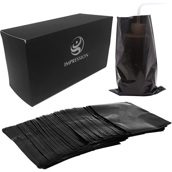 250pcs Tattoo Wash Bottle Bags,6inX9in Black Thicken Odorless Disposable Squeeze Bottle Bags,for Tattoo Bottles Tattoo Supplies Tattoo Kits (Black)