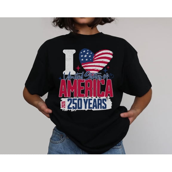 250th America Anniversary Shirt, US 250 Years, USA T-Shirt, Vintage Independence Day