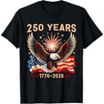 thumbnail image 1 of 250th American Anniversary Independence 250 Years of Freedom Mens T-Shirt, 1 of 7