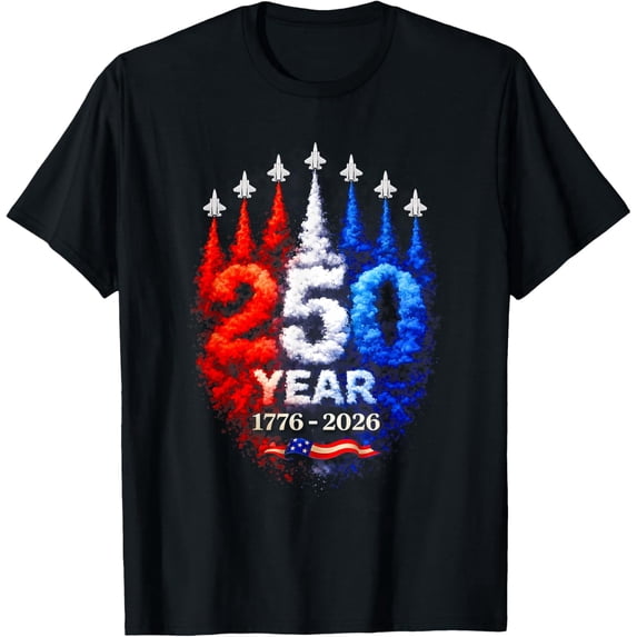 250th American Anniversary Independence 250 Years of Freedom Mens T-Shirt