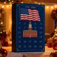 thumbnail image 1 of 250th Anniversary Advent Calendar 2025, United States 250th Anniversary Ornament, 24 Days Christmas Tree Countdown Calendar, Christmas Decoration Ornaments, 250th Anniversary, 1 of 6