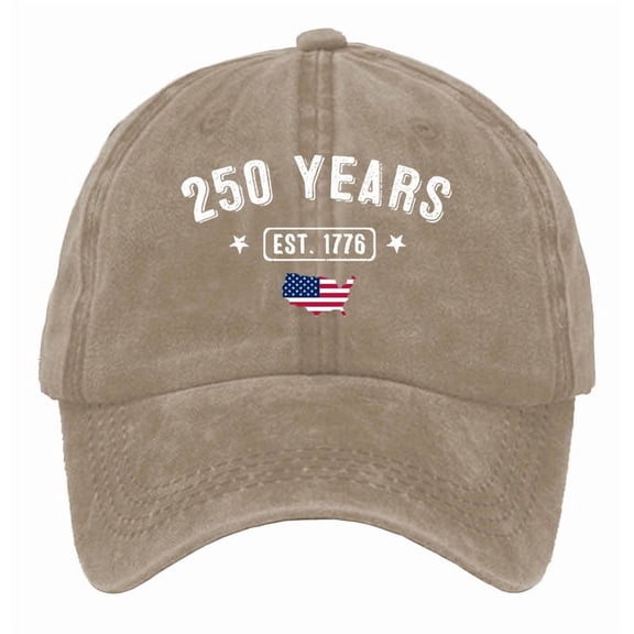 250th Anniversary American Flag Hat, 250 Years America Cap