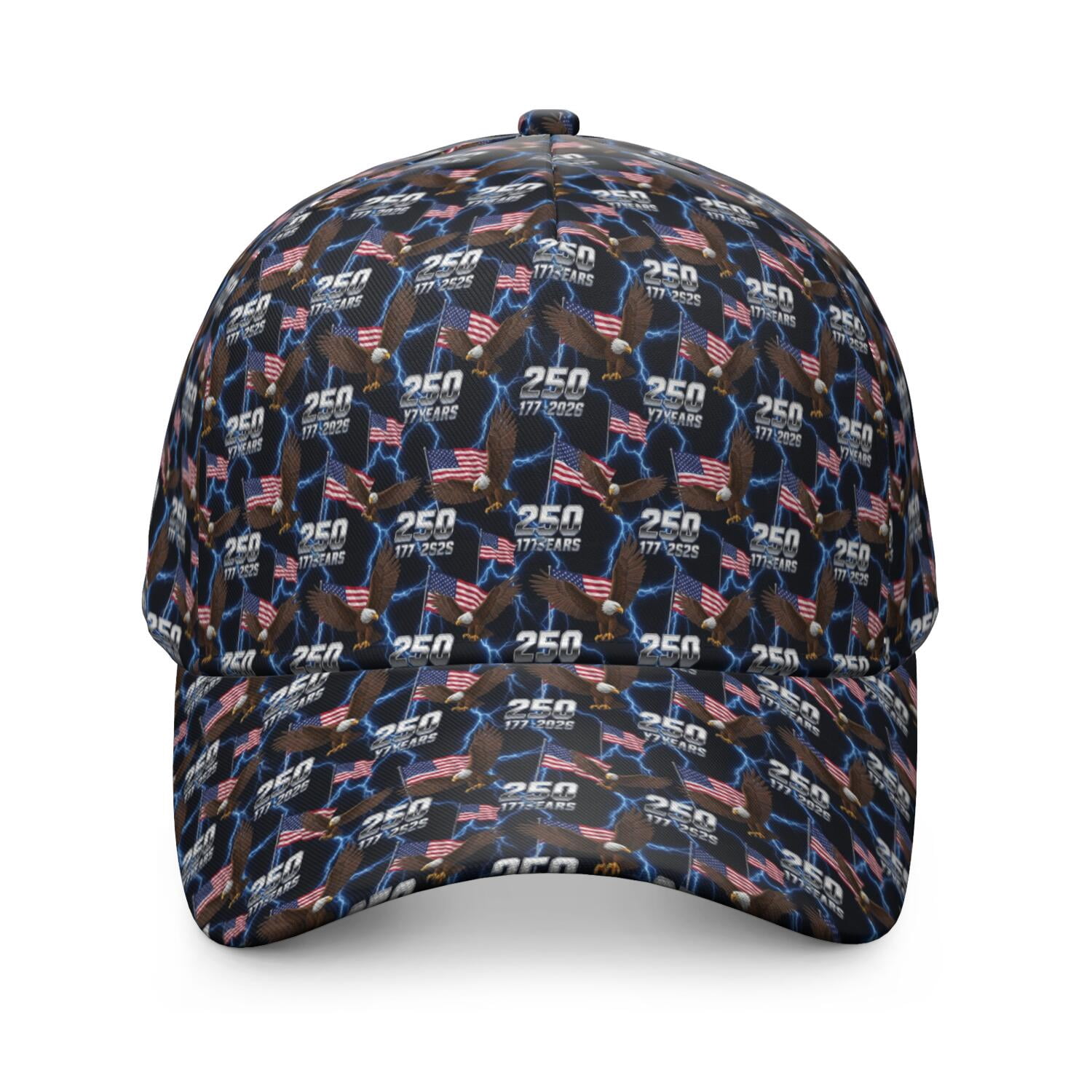 250th Anniversary American Pattern Baseball Cap, Sports Sun Cap with ...