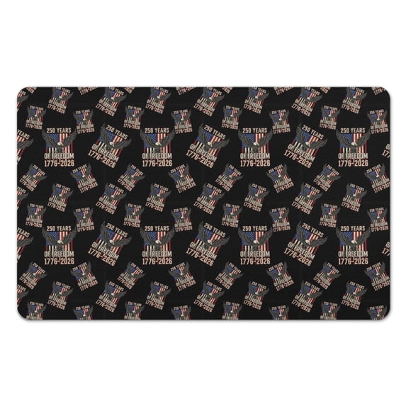 250th Anniversary American Pattern Diatomite Bath Mat, Shower Floor Mat ...