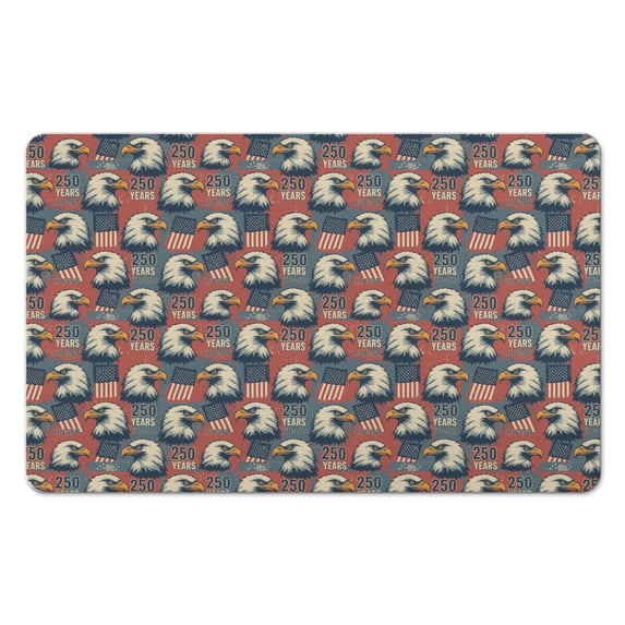 250th Anniversary American Pattern Diatomite Bath Mat, Shower Floor Mat ...