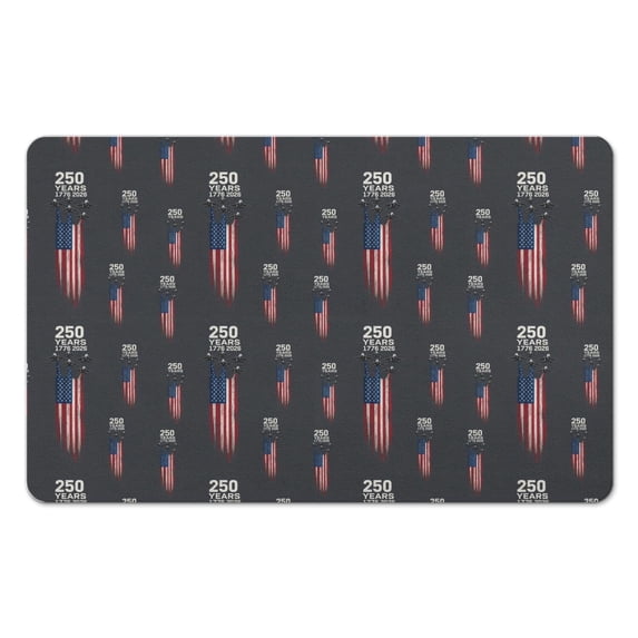 250th Anniversary American Pattern Diatomite Bath Mat, Shower Floor Mat ...