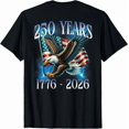 thumbnail image 1 of 250th Anniversary Americas Semiquincentennial T-Shirt (Print BACK), Unisex Tee, 1 of 2
