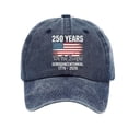 thumbnail image 1 of 250th Anniversary Baseball Cap 250 Years We The People Flag Hat Independence Day Adjustable Unisex Outdoor Cap, 1 of 5