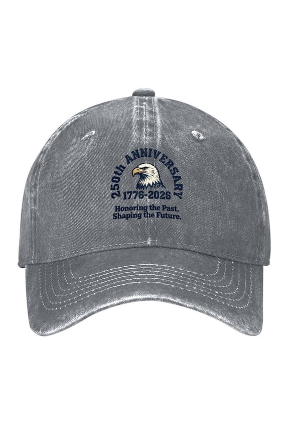 250th Anniversary Baseball Cap-Honoring the Past Shaping the Future Print Unisex Dad Hat
