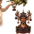 thumbnail image 1 of 250th Anniversary Christmas Ornament 2026, Patriotic Metal 250 Anniversary USA Merchandise, 1776-2026 Commemorative Keepsake for Christmas Tree, Wreath and Mantel Decor(A), 1 of 6