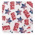 thumbnail image 1 of 250th Anniversary Cloth Napkins, 4th of July America Freedom Patriotic Washable and Reusable Dinner Napkins Set of 2, Table Napkin for Kitchen Party Birthday Wedding Hotel Housewarming 20"x20", 1 of 9