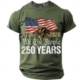 250th Anniversary Cross-Border United States Anniversary Casual Short ...