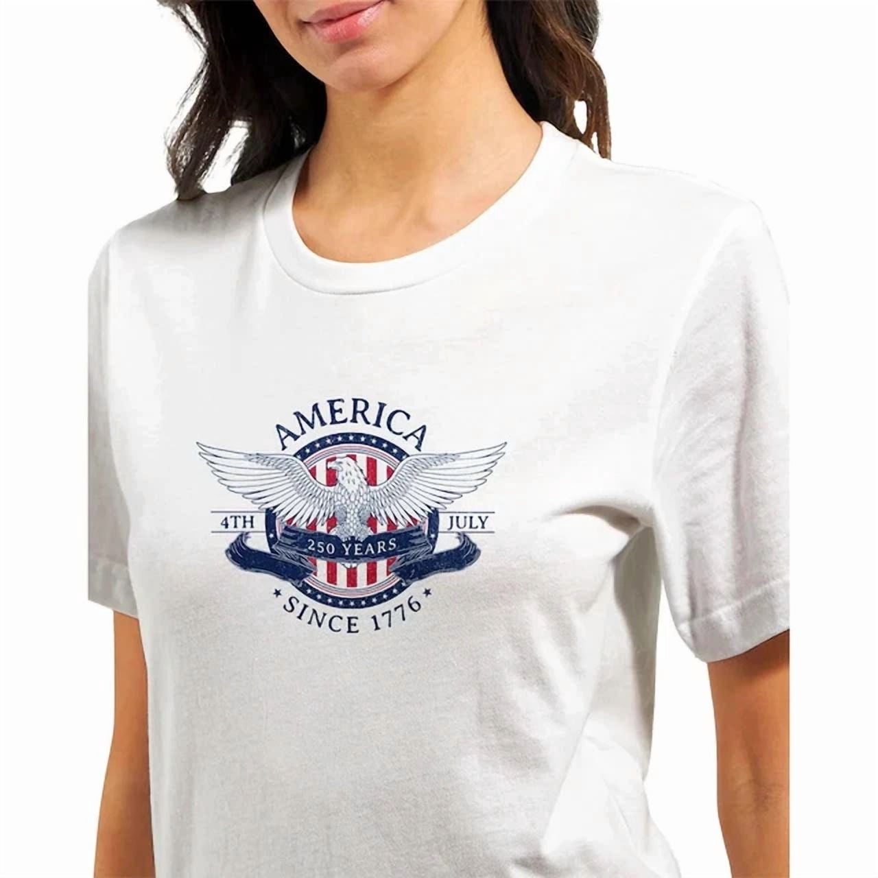 250th Anniversary Eagle Tee Patriotic American History - Walmart.com