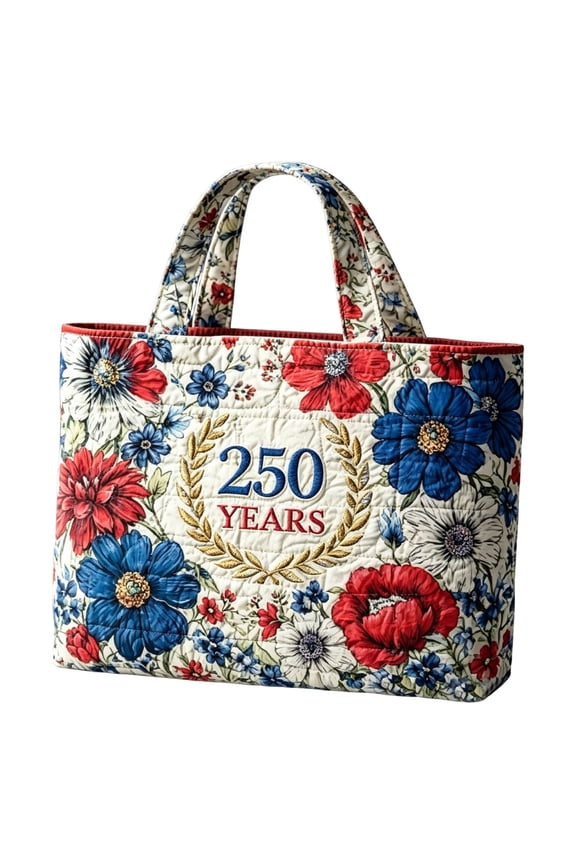 Durable Fashionable 250th Anniversary Edition Women's Handbag Multi Compartment Tote Bag Exquisite Daily Commuting Bag
