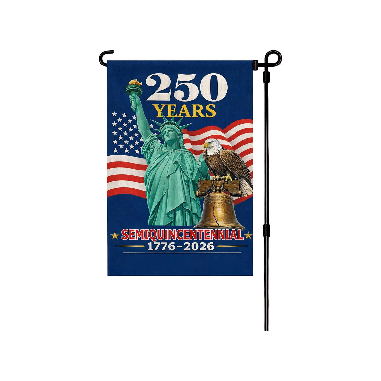 250th Anniversary Flags for Outside, Patriotic Decorations for 4th of July Outdoor, Independence Day Decorations for Home Decor, Gifts for USA Flags