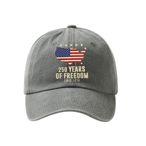 250th Anniversary Hat,250 Anniversary USA Hat, Adjustable U.S. 250th Anniversary Tribute Hat, Patriotic Baseball Cap for Men Women