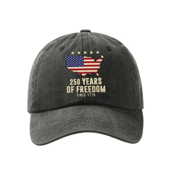 250th Anniversary Hat,250 Anniversary USA Hat, Adjustable U.S. 250th Anniversary Tribute Hat, Patriotic Baseball Cap for Men Women