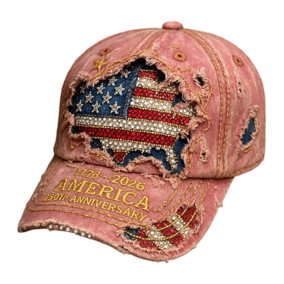 250th Anniversary Hat, 250th Anniversary USA Hat Eagle 250 Year American Anniversary Baseball Cap Adjustable Patriotic Hats