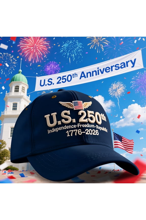 250th Anniversary Hat,Liberty – United States 250th Anniversary Hat, Patriotic Cap D
