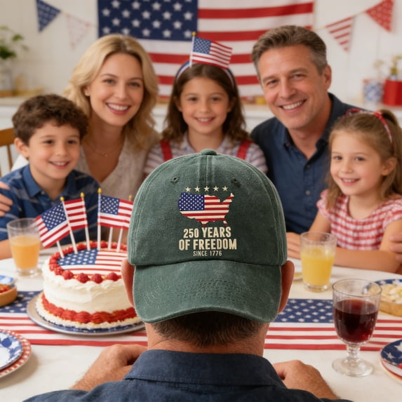 250th Anniversary Knitted Hat, Commemorative Men’s Fashion Cap, Soft Comfortable Patriotic Hat for Independence Day and Outdoor Celebrations