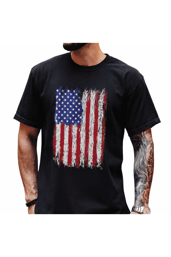 250th Anniversary Mens Patriotic T Shirts USA Flag Retro 1776-2026 Graphic Tee for Men Vintage Independence Day Crewneck Tees 5