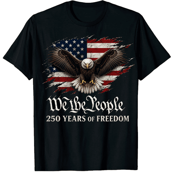 250th Anniversary Mens Patriotic T Shirts USA Flag Retro 1776-2026 Graphic Tee for Men Vintage Independence Day Crewneck Tshirt 1
