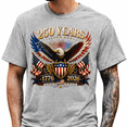 thumbnail image 1 of 250th Anniversary Mens Patriotic T Shirts USA Flag Retro 1776-2026 Graphic Tee for Men Vintage Independence Day Crewneck Tshirt 2, 1 of 6