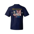 thumbnail image 1 of 250th Anniversary Navy Tee Shirt (2x-large), 1 of 2