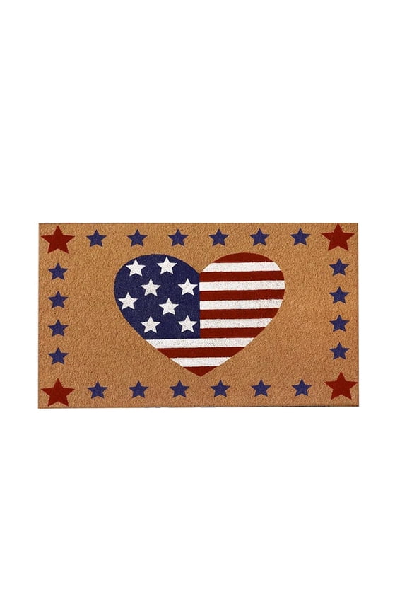 250th Anniversary Of Independence Imitation Coir Doormat and Entryway Floor Mat C