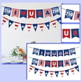 thumbnail image 1 of 250th Anniversary Party Decoration Banner, Independence Day Triangle Pennant Flag Garland for 4th of July and Memorial Day,July 4th Decorations, 1 of 6