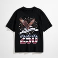 thumbnail image 1 of 250th Anniversary Patriotic July 4th T-Shirt – USA 1776-2026 Mens T-Shirt, 1 of 7