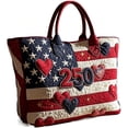 thumbnail image 1 of 250th Anniversary Quilted Tote Bag for Women,American Flag Shoulder Bags,4th of July Casual Shoulder Bag Gift for Mothers Day(C), 1 of 5