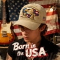thumbnail image 1 of 250th Anniversary U.S. Baseball Cap, Patriotic Retro Hat for Men and Women, Adjustable Vintage Washed Tribute Cap, Celebrate America’s 250 Years of Freedom, 1 of 10