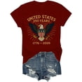 thumbnail image 1 of 250th Anniversary US Shirt America 250 Anniversary Shirts United States 250 Years Merchandise Tshirt, 1 of 7