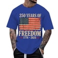 thumbnail image 1 of 250th Anniversary US Shirt, America 250 Anniversary Shirts,United States 250 Years Since 1776 2026,Crew Neck Tshirt for Men #15, 1 of 4