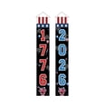 thumbnail image 1 of 250th Anniversary USA Flag Patriotic Hanging Banner Set America Independence Day Porch Decor Vertical Flags 71x12in, 1 of 6